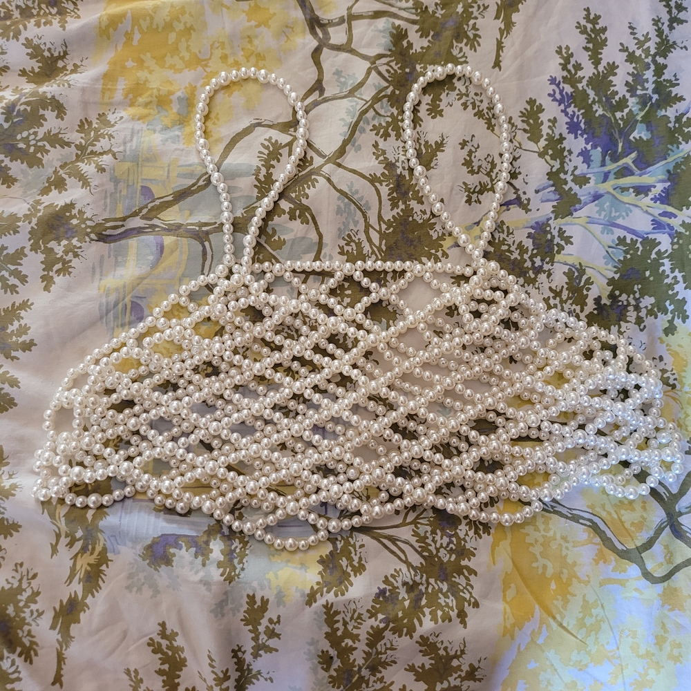 Pearl Beaded Top